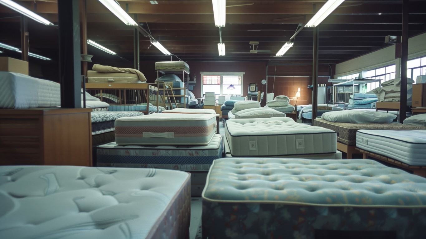 Ekspozycja nowoczesnych materacy – najpopularniejsze rodzaje materacy w 2025